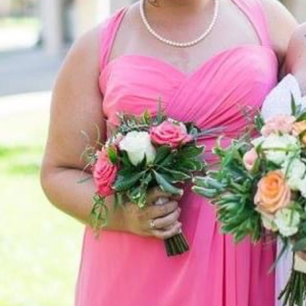 Bill Levkoff coral bridesmaid dress. Size 20,  I normally wear 16 in clothing